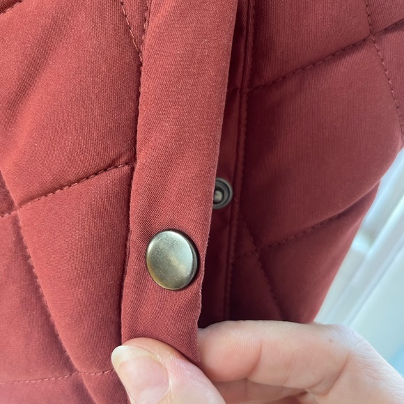 Women's SoftQuilted Vest - Rusted Red - Picture 5 of 6